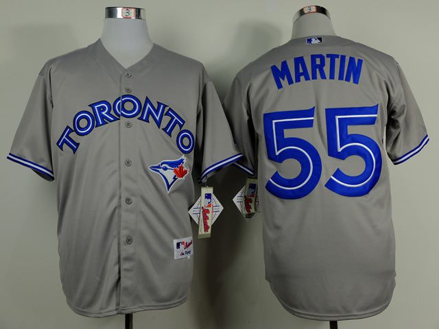 Men Toronto Blue Jays #55 Martin Grey MLB Jerseys->toronto blue jays->MLB Jersey
